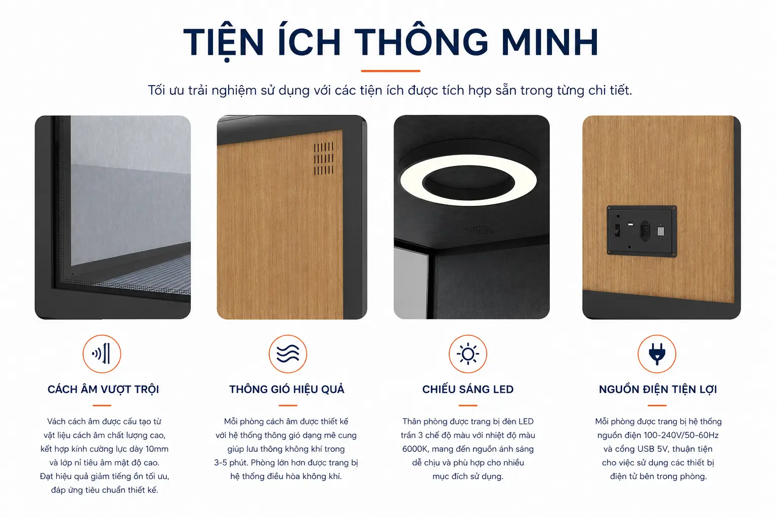 Tiện ích cabin Qh