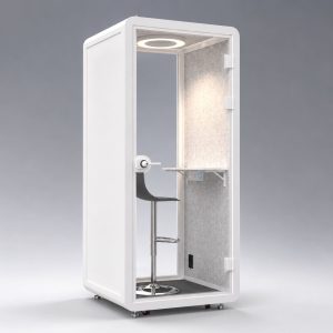 Cabin cách âm 1 người QH-YPS vách tiêu âm đa lớp