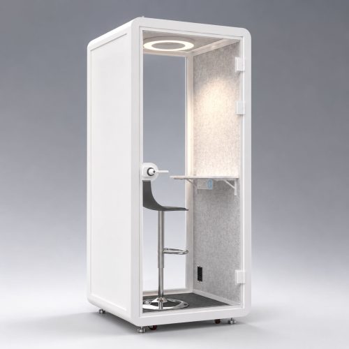 Cabin cách âm 1 người QH-YPS vách tiêu âm đa lớp