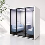 Cabin cách âm 4 người XDH-L-F3 cho văn phòng mở