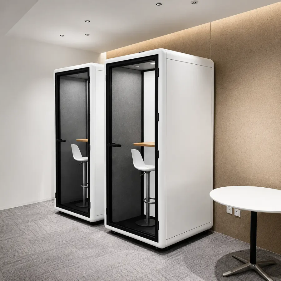 Cabin cách âm 4 người XDH-L-F3 cho văn phòng mở (3)