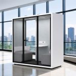 Cabin cách âm 4 người XDH-L-F3 cho văn phòng mở (4)