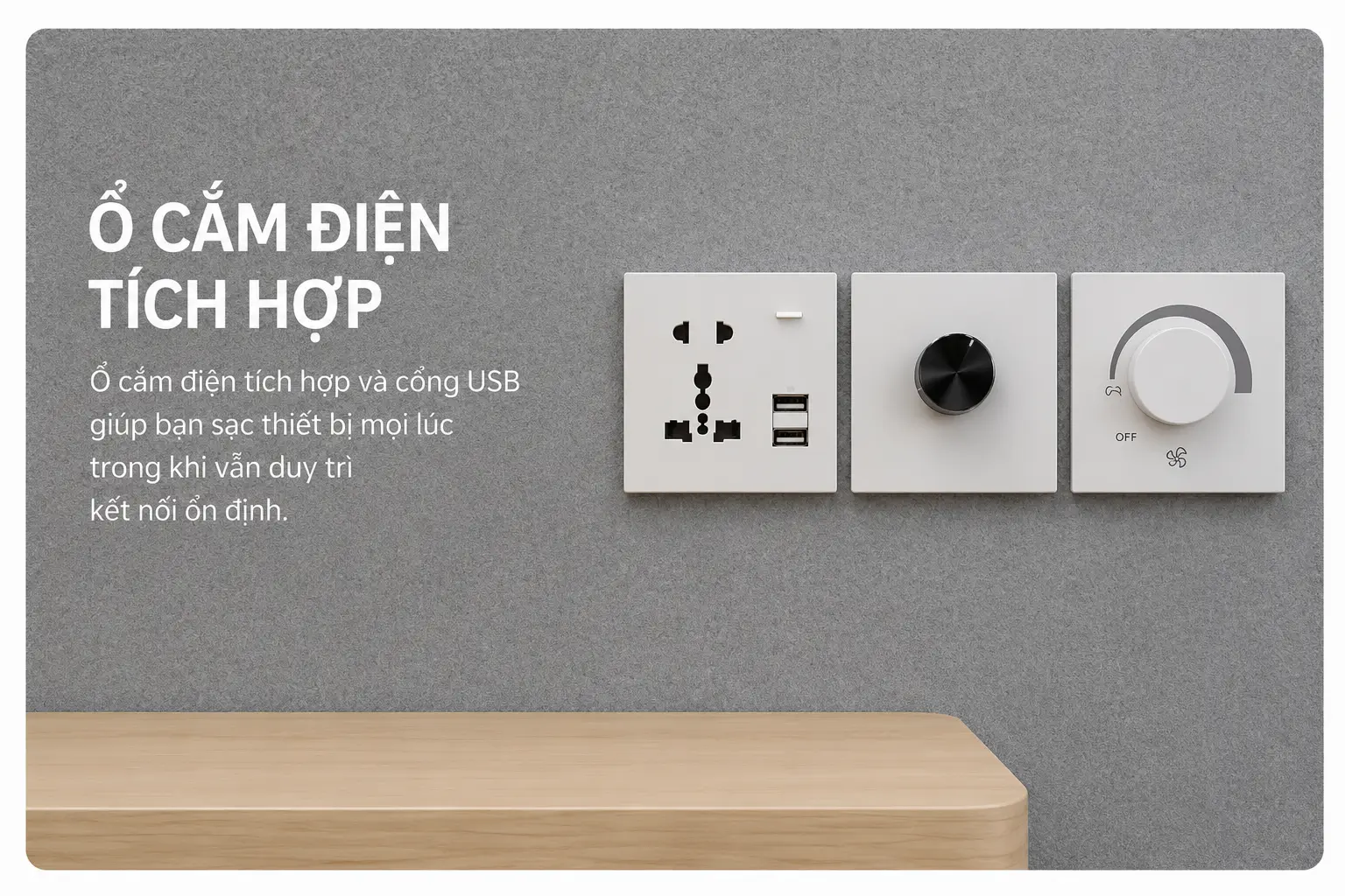 Ổ cắm Phone booth văn phòng XDH-S-F1 cảm biến thông minh