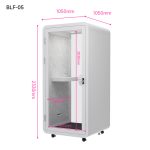 Cabin cách âm 1 người QB BLF-05 chống ồn 30 dB kích thước 105X105