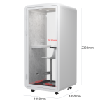 Cabin cách âm 1 người QB BLF-05 chống ồn 30 dB
