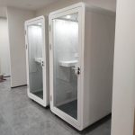 Cabin cách âm 1 người QB BLF-05 chống ồn 30 dB lắp đặt tại văn phòng