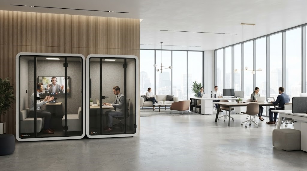 Cabin cách âm Không chỉ để giảm tiếng ồn, mà để tạo ra không gian làm việc đúng mục đích
