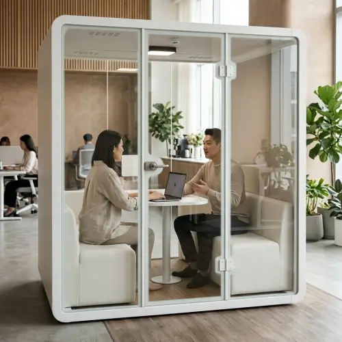 Cabin họp làm việc nhóm qbox