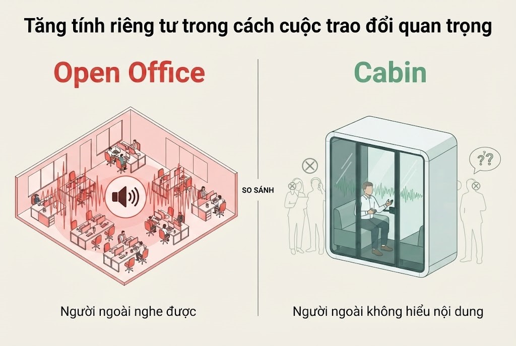 Giá trị thứ hai Đảm bảo sự riêng tư trong các cuộc trò chuyện