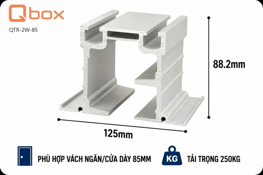 Ray treo vách ngăn di động QTR-2W-85