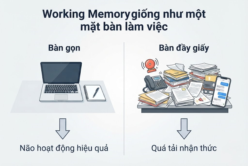 Working Memory - Bàn làm việc của bộ não