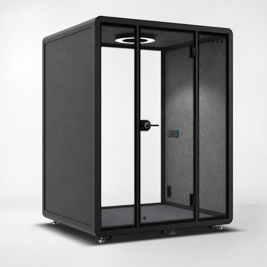 Cabin cách âm 4 người QH-YPSL không gian họp nhóm yên tĩnh cấu tạo vách