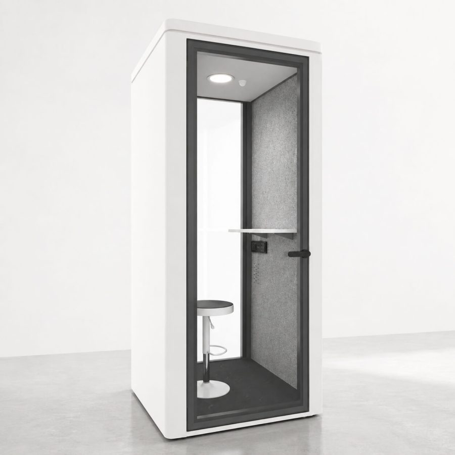 Cabin cách âm cá nhân QB FS-PS Bản lề ẩn Invisible Pivot (1)