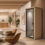Cabin cách âm cá nhân QB FS-PS Bản lề ẩn Invisible Pivot