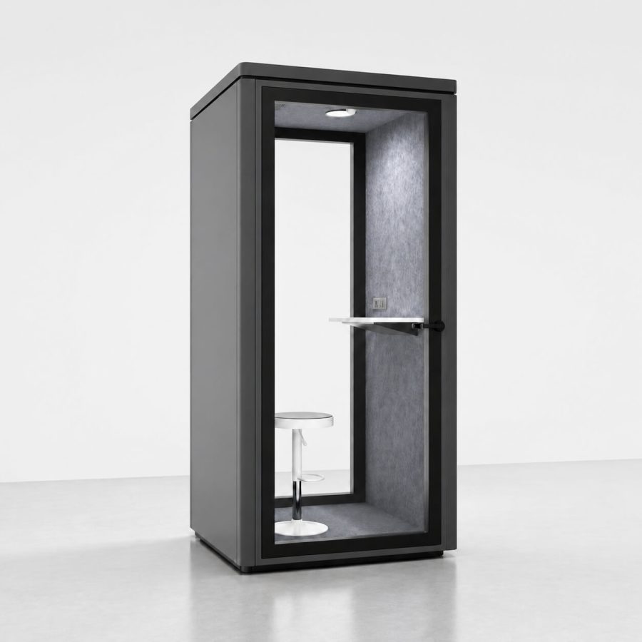Cabin cách âm cá nhân QB FS-PS Bản lề ẩn Invisible Pivot (3)