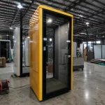 Cabin cách âm cá nhân QB FS-PS Bản lề ẩn Invisible Pivot ảnh thực tế