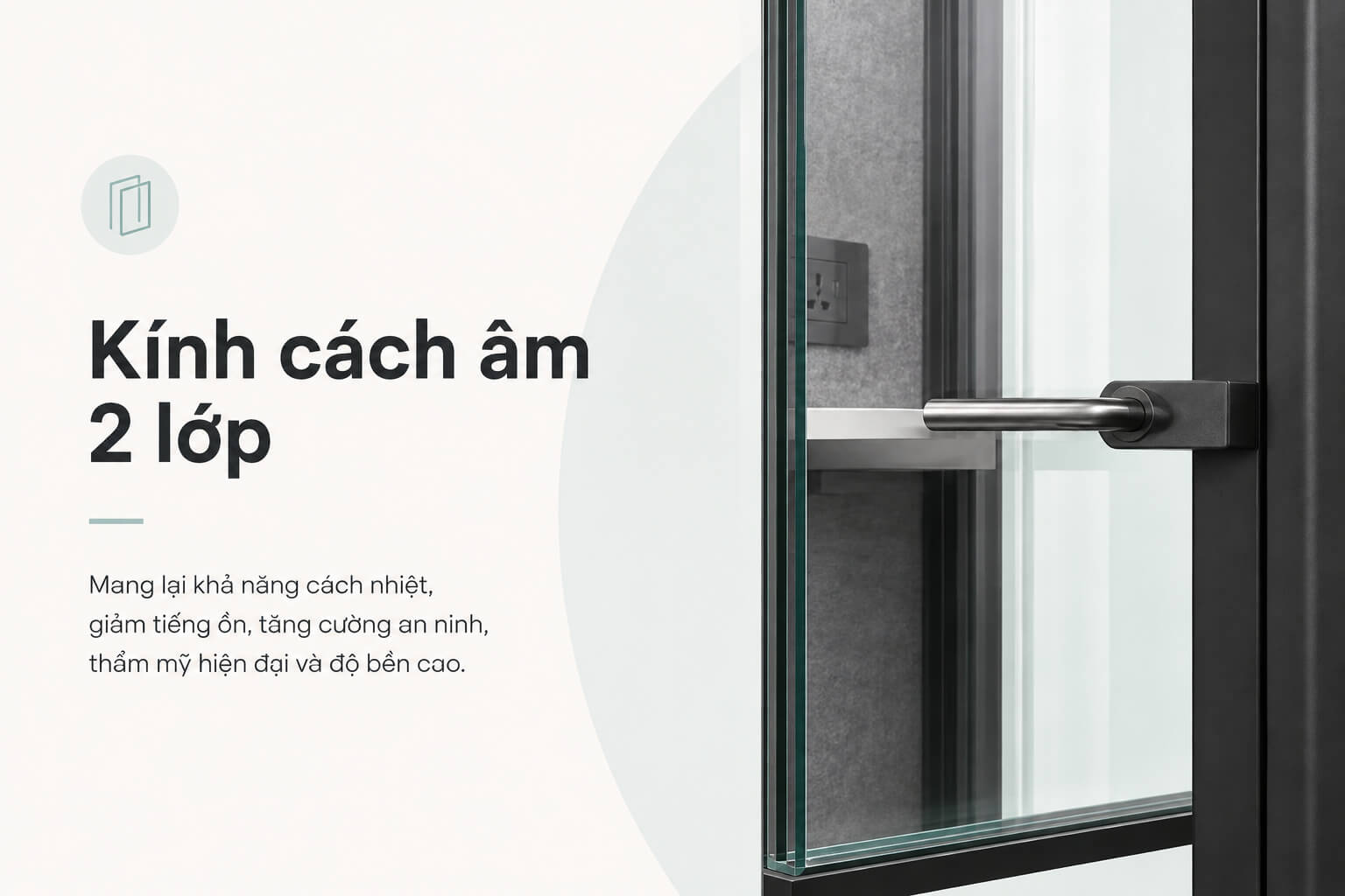 Kính cách âm 2 lớp cabin cách âm di động FS-PS