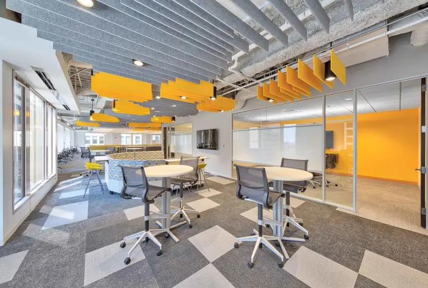 Tấm tiêu âm sử dụng ở Văn phòng mở (Open Office)