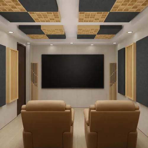 Ứng dụng Tấm tiêu âm Acoustic bọc vải cao cấp QFP-100