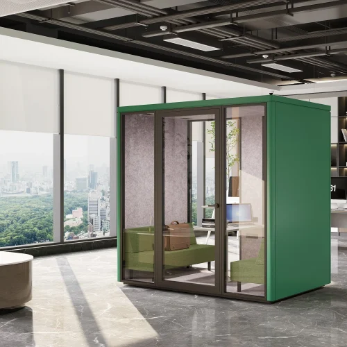 Cabin cách âm họp nhóm QB FS-PL cho văn phòng mở