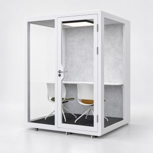 Phòng họp cách âm di động vách kính XDH-08