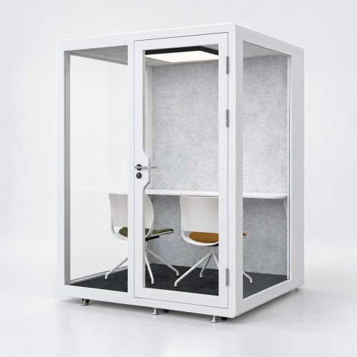 Phòng họp cách âm di động vách kính XDH-08