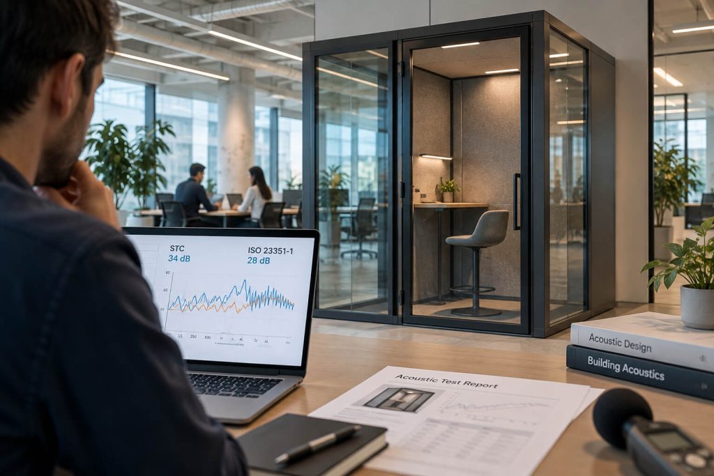 STC hay ISO 23351-1 Đánh giá đúng khả năng cách âm của Cabin cách âm